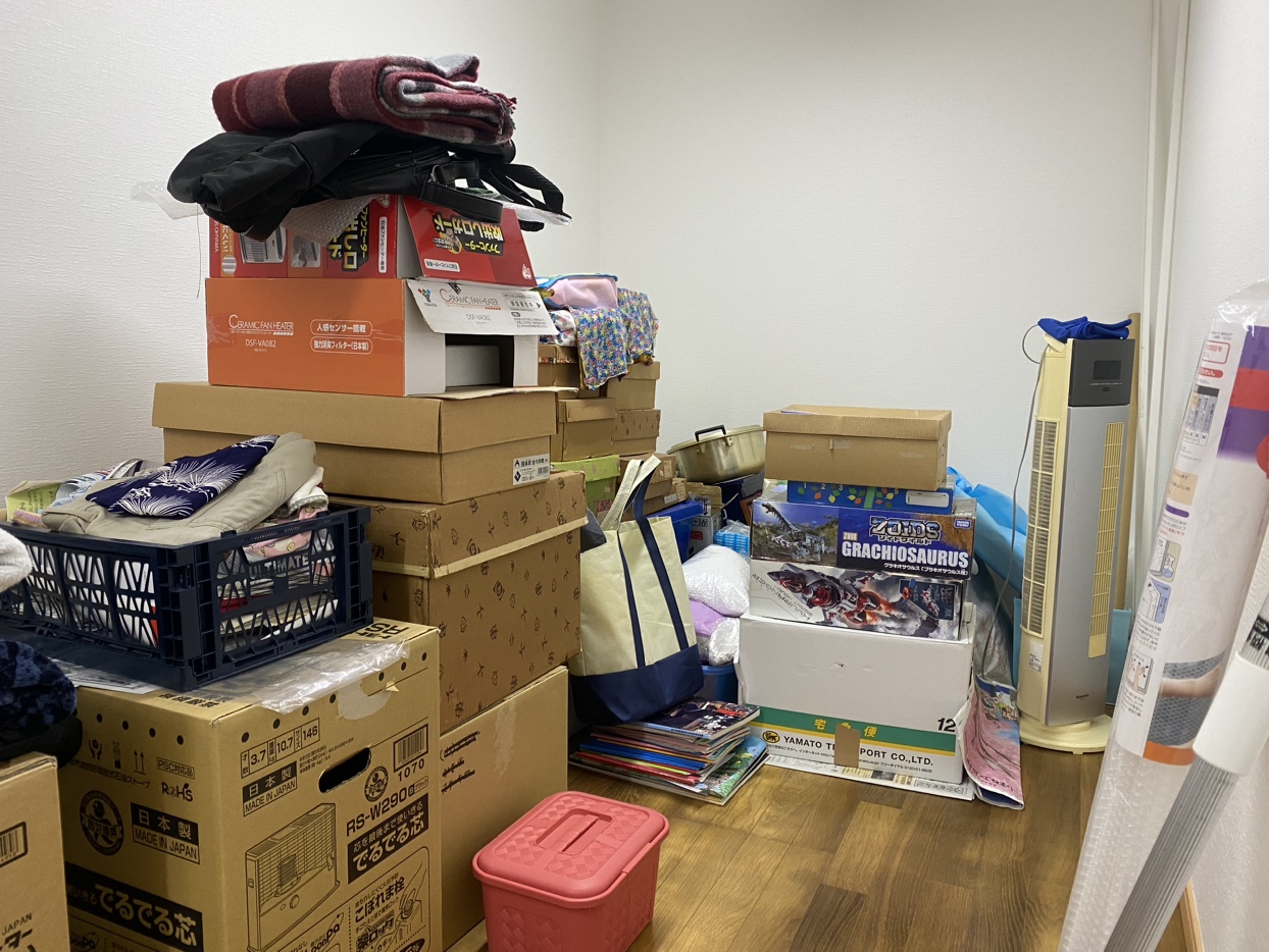 引っ越し伴う会社寮片付けの料金事例（3DK）