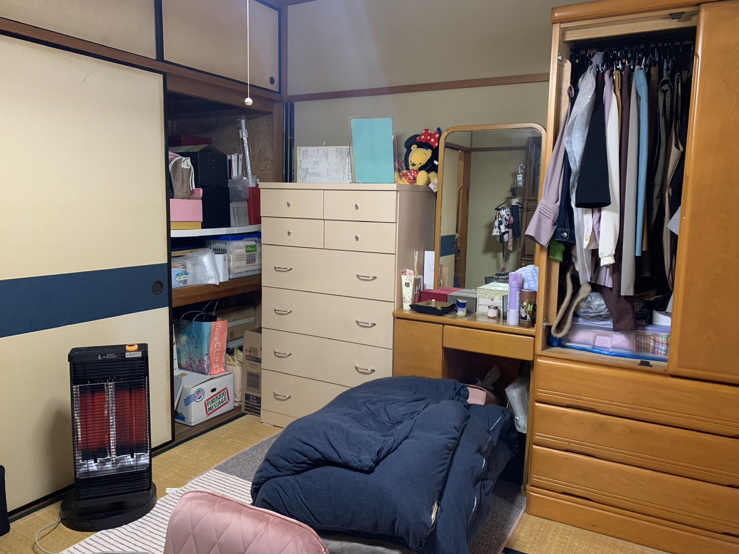 子供の帰省に伴う片付けの料金事例（2K）