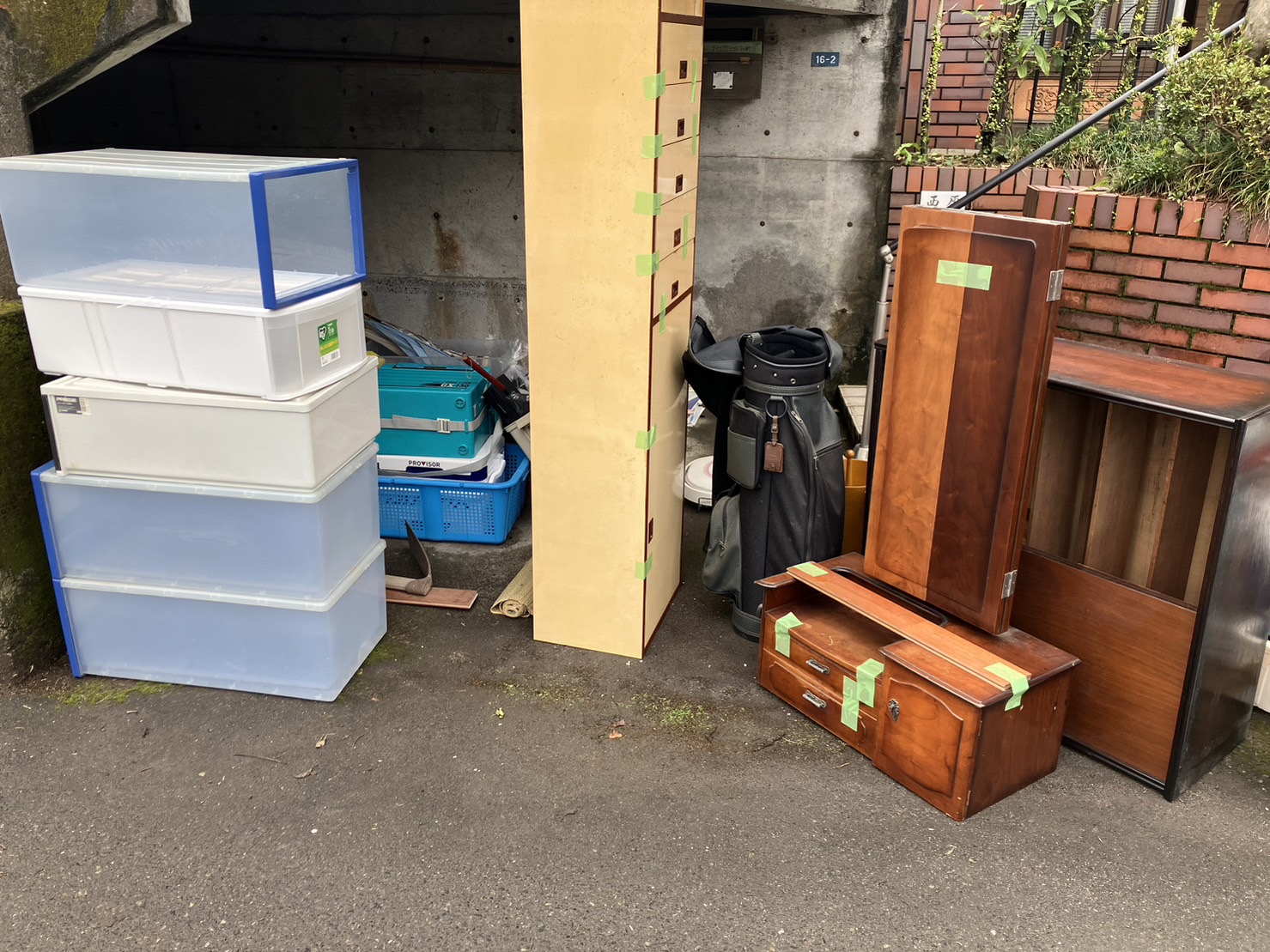 【鹿児島市 N様】片付けごみの処分に伴う不用品回収の回収事例