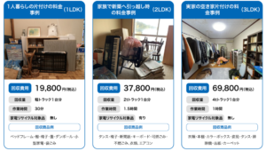 奈良県の不用品回収の料金事例