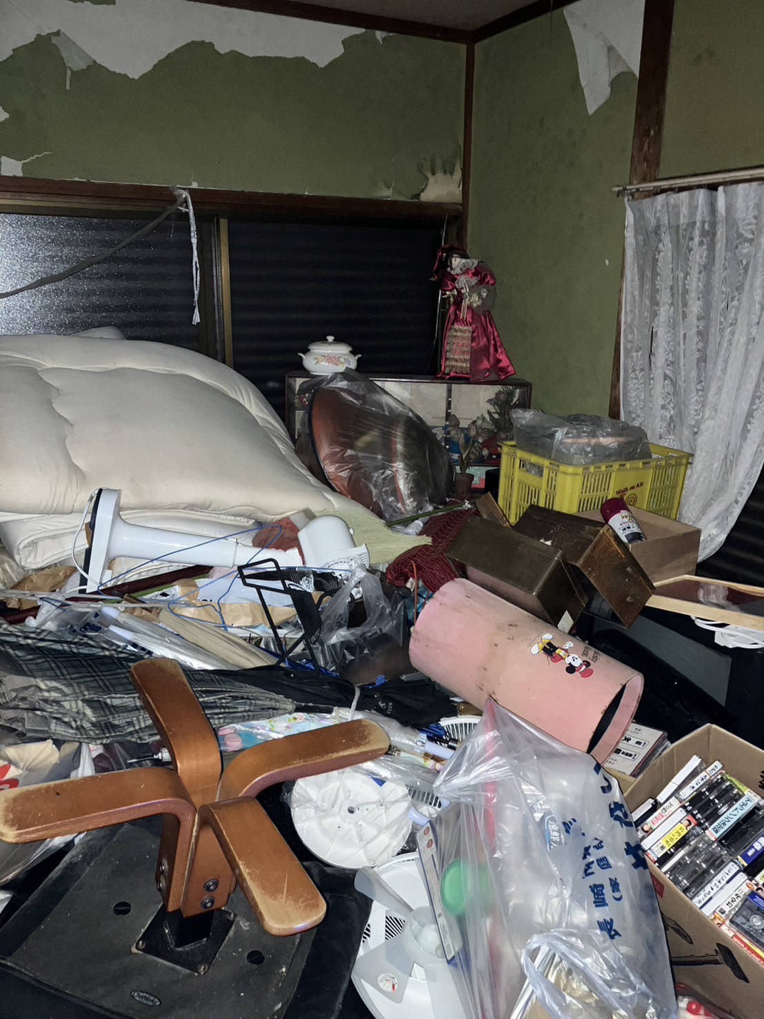 【長崎市 N様】実家の片付けに伴う不用品回収の回収事例