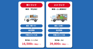 小牧市の不用品回収の参考料金