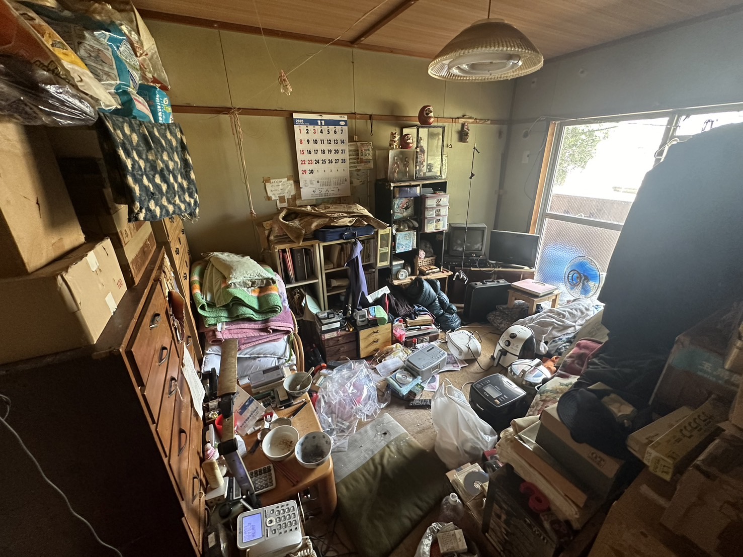 【鹿児島市 F様】県営住宅退去に伴う不用品回収の回収事例