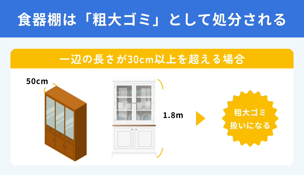 食器棚を処分する際の基準