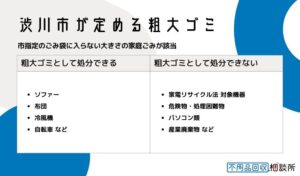 渋川市が定める粗大ゴミとは？