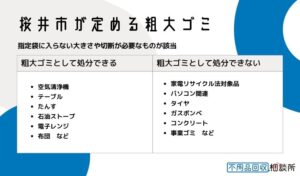 桜井市の粗大ゴミの処分方法