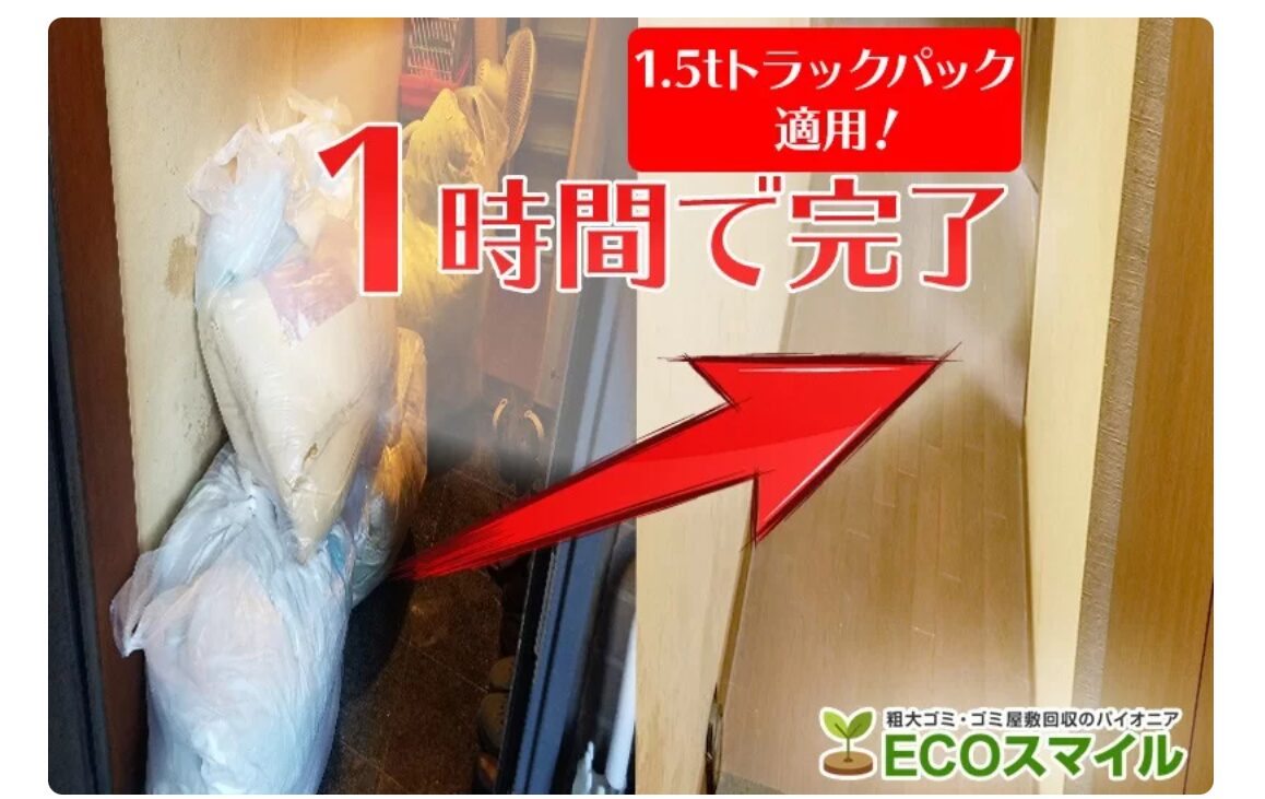 2LDKマンションのお部屋の片づけ事例